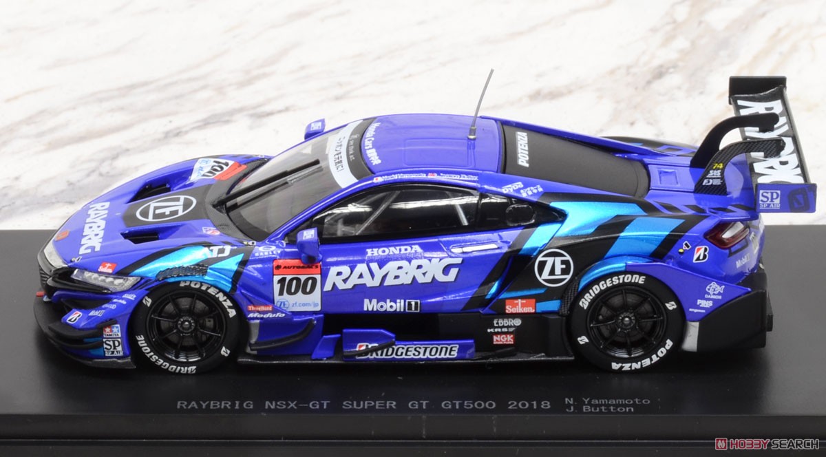 RAYBRIG NSX-GT SUPER GT GT500 2018 No.100 (ミニカー) 商品画像2