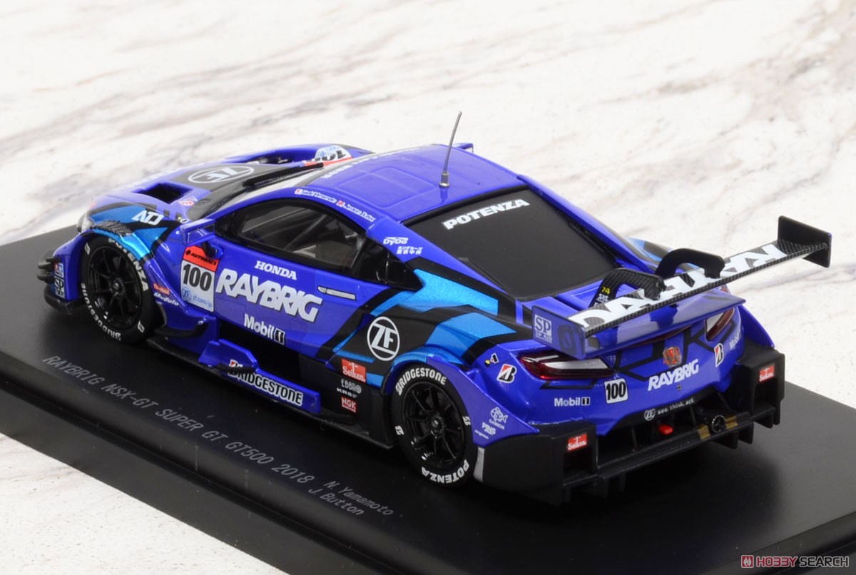 RAYBRIG NSX-GT SUPER GT GT500 2018 No.100 (ミニカー) 商品画像3