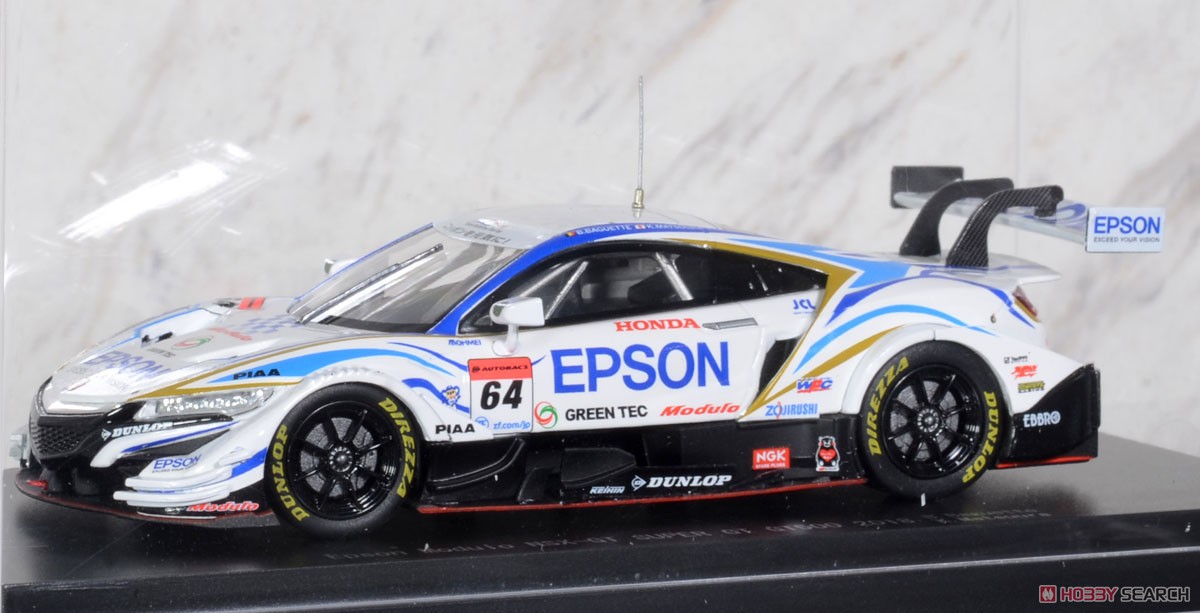 Epson Modulo NSX-GT SUPER GT GT500 2018 No.64 (ミニカー) 商品画像2