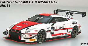 GAINER NISSAN GT-R NISMO GT3 SUZUKA 10 HOURS 2018 No.11 (ミニカー)