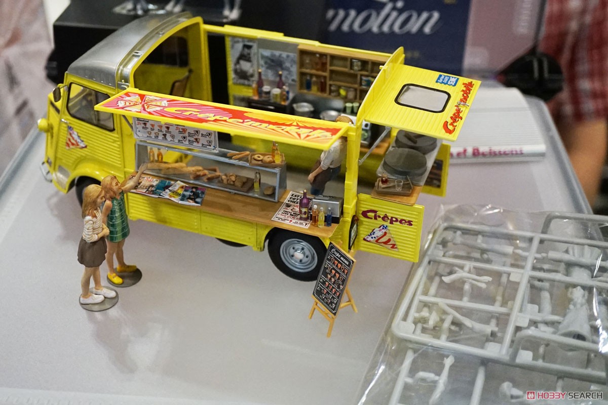 CITROEN H Crepe mobile with Figure (プラモデル) その他の画像3