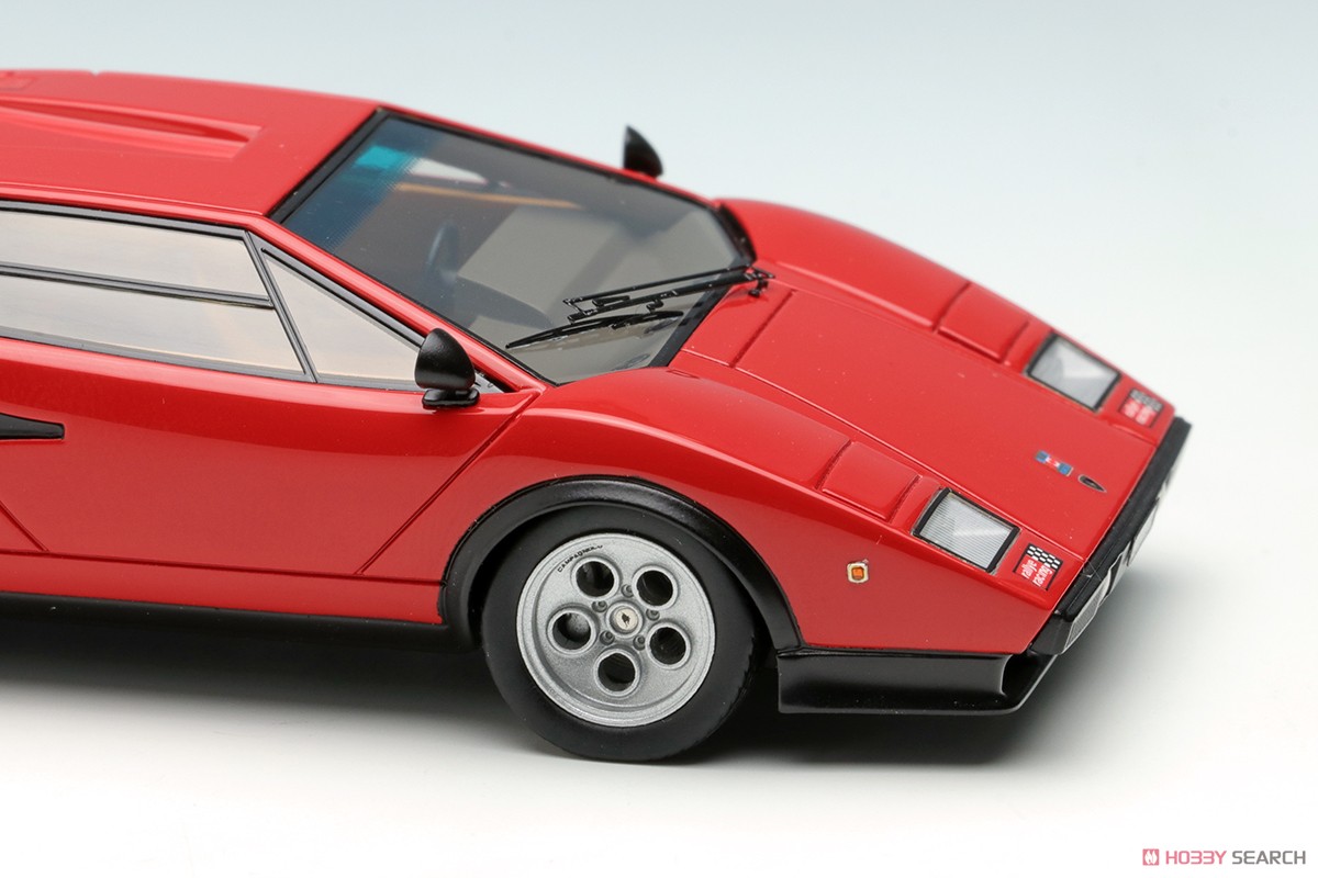 Lamborghini Countach LP400/500S `Walter Wolf` Ch.1120148 1975 (Remasterd) レッド (ラリーレーシングステッカー) (ミニカー) 商品画像4
