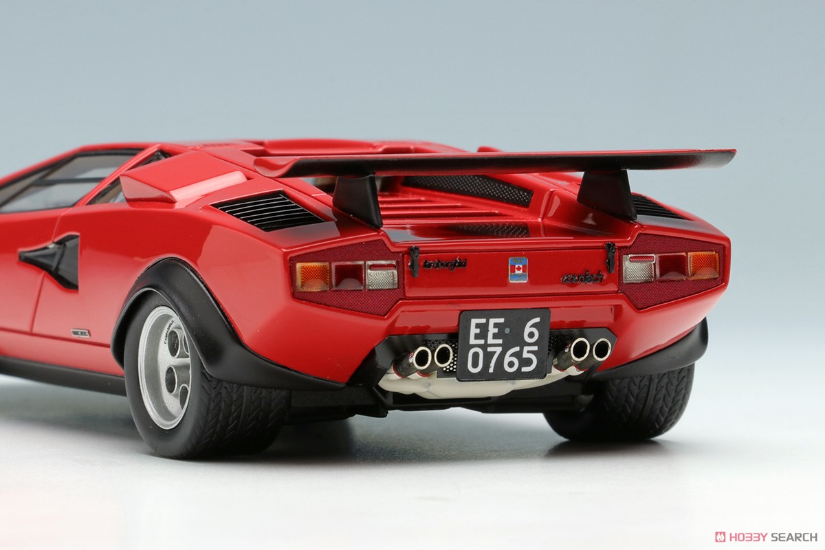 Lamborghini Countach LP400/500S `Walter Wolf` Ch.1120148 1975 (Remasterd) レッド (ラリーレーシングステッカー) (ミニカー) 商品画像5