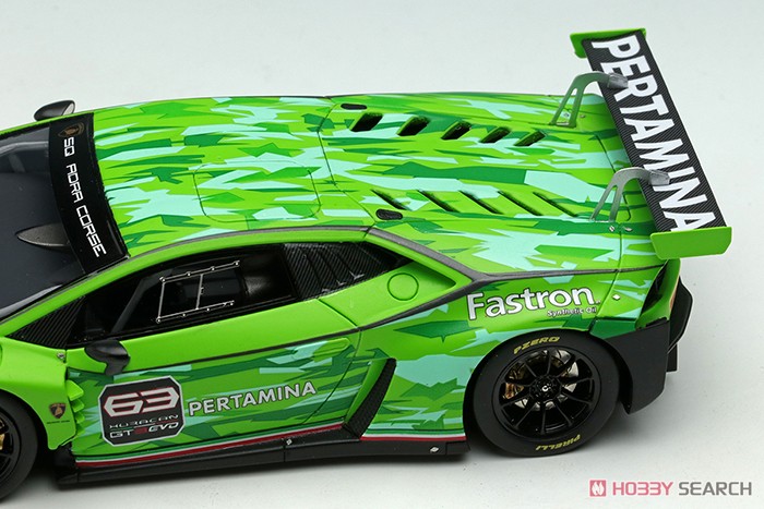 Lamborghini Huracan GT3 EVO 2018 マットグリーン / カモフラージュ (プレゼンテーション) (ミニカー) 商品画像3