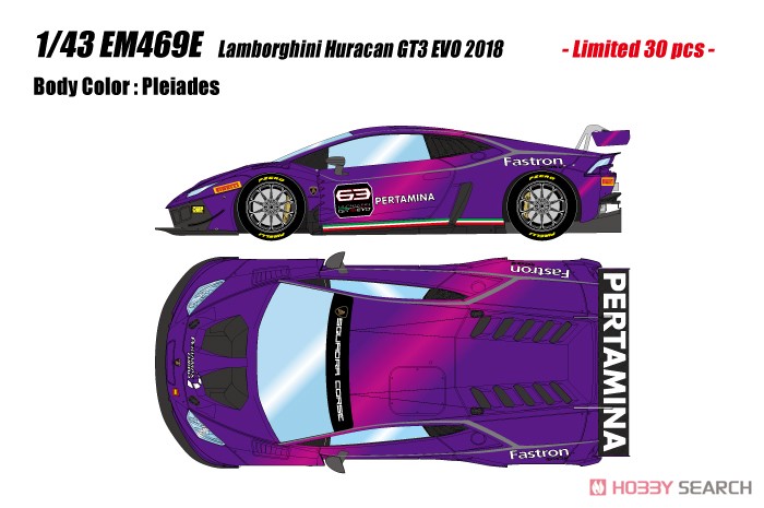 Lamborghini Huracan GT3 EVO 2018 プレアデス (ミニカー) その他の画像1