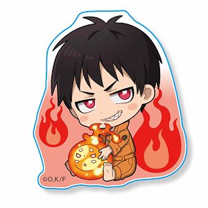 Gyugyutto Acrylic Badge Fire Force/Shinra Kusakabe (Anime Toy)