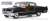 Flames The Series - 1955 Cadillac Fleetwood Series 60 Special - Black with Flames (Diecast Car) Item picture1