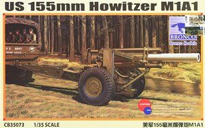 Collaboration Set 155mm Howitzer M1A1 and U.S. Artllery Crew (MB3577+CB35073) (Plastic model)