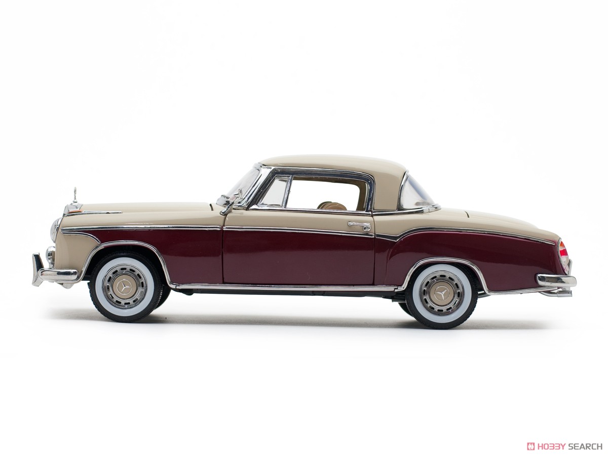 メルセデス・ベンツ 220 SE クーペ 1959 クリーム/レッド (ミニカー) 商品画像2