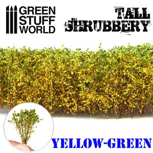 Tall Shrubbery - Yellow Green (Material)