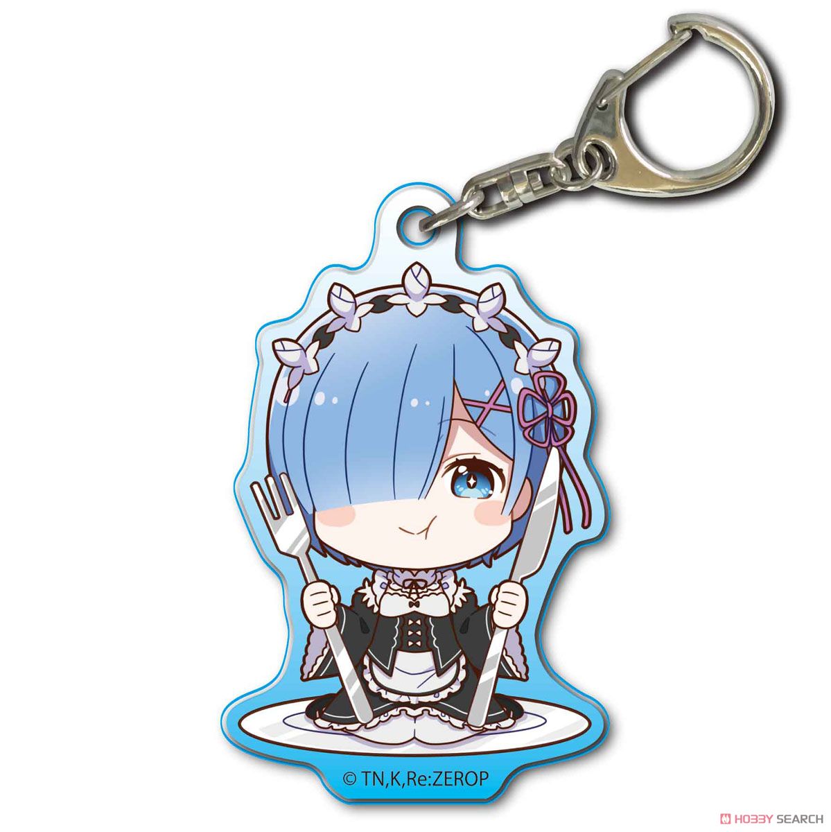Gochi-chara Acrylic Key Ring Re:Zero -Starting Life in Another World-/Rem (Anime Toy) Item picture1