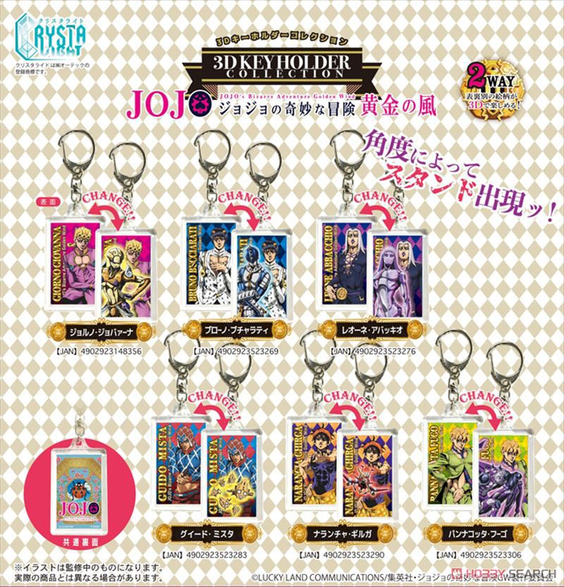 JoJo`s Bizarre Adventure: Golden Wind 3D Key Ring Collection Bruno Bucciarati (Anime Toy) Other picture1