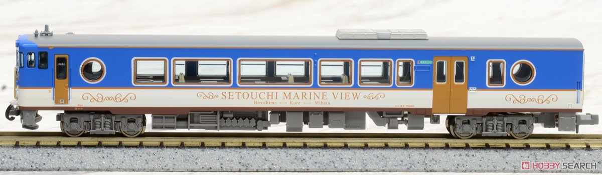 キハ47 瀬戸内マリンビュー 改良品 (2両セット) (鉄道模型) 商品画像1