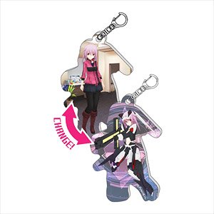 Alice Gear Aegis Changing Acrylic Key Ring Yotsuyu Hirasaka (Anime Toy)