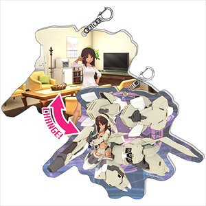 Alice Gear Aegis Changing Acrylic Key Ring Shitara Kaneshiya (Anime Toy)