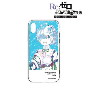 Re:Zero -Starting Life in Another World- Memory Snow Rem Ani-Art Tempered Glass iPhone Case (for iPhone X) (Anime Toy)