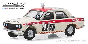 Tokyo Torque Series 7 1969 Datsun 510 4-Door Sedan - #89 BRE Peter Brock Mexican 1000 Rally (ミニカー)