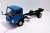Isuzu NP Series Chassis and Cab Blue (Diecast Car) Item picture6