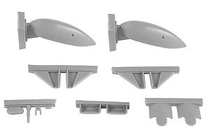 Blenheim Mk.I/II Finish AF 1st serie Ski Undercarriage (for Airfix) (Plastic model)