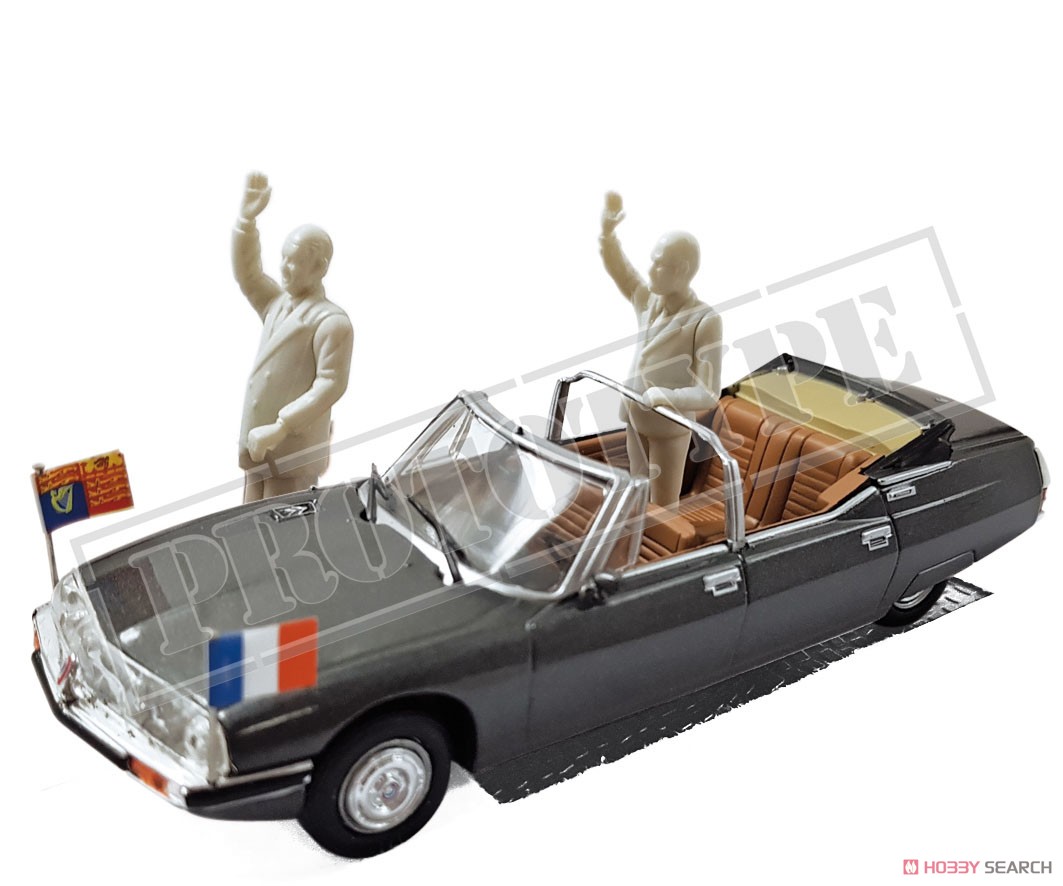 シトロエン SM 大統領公用車 1981/1985 フィギュア2体付 (ミニカー) その他の画像1