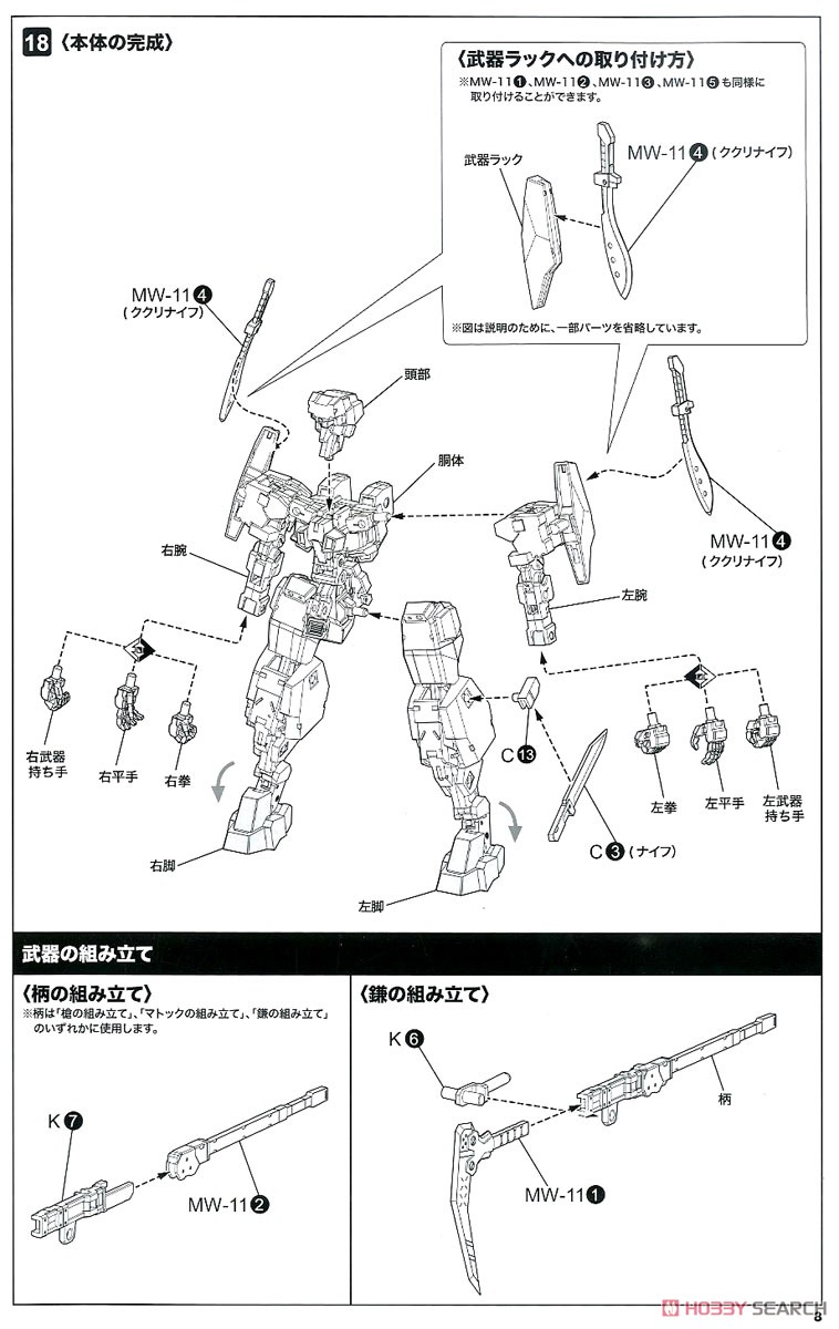 Type 34 Model 1 Jinrai (Plastic model) Assembly guide5