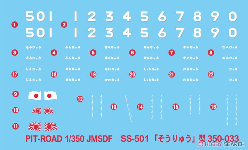 海上自衛隊 潜水艦 SS-501 そうりゅう (塗装済半完成品) その他の画像1