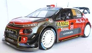 Citroen C3 WRC 2018 Rally Spain #10 S.Loeb / D.Elena (Diecast Car)