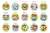 とっとこハム太郎 HZ06 ハム太郎刺繍缶バッジ (15個セット) (キャラクターグッズ) 商品画像1