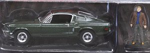 Steve McQueen `Bullitt` 1968 Ford Mustang w/Figure (Diecast Car)