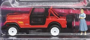 ターミネーター 1983 ジープ CJ-7 レネゲード with サラ・コナーズ (ミニカー)