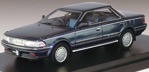 Toyota Carina ED G-Limited 1987 Blackish Blue Mica Metallic (Diecast Car)