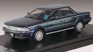 トヨタ カリーナED 2.0X 1987 ブラッキッシュブルーマイカメタリック (ミニカー)