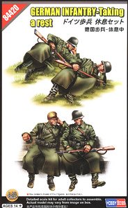 German Infantry -Taking a Rest (Plastic model)