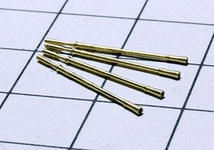 German 20mm KwK38 Metal Gun Barrel (4 Pieces) (for Orange Hobby) (Plastic model)