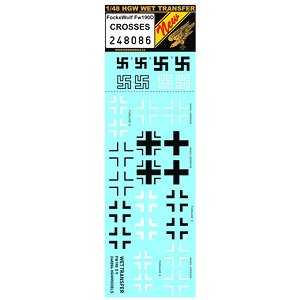 Focke Wulf Fw190D - Crosses (Decal)