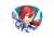 King of Prism: Shiny Seven Stars Yukinojo Mini Cheering Handheld Fan (Anime Toy) Item picture1