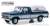 1975 Ford F-100 - Midnight Blue Poly with Wimbledon White Bodyside Accent Panel and Deluxe Box Cover (Diecast Car) Item picture1