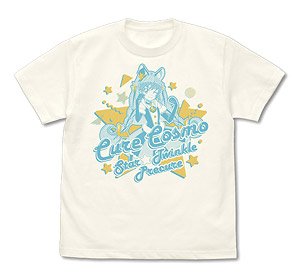 スター☆トゥインクルプリキュア キュアコスモ Tシャツ VANILLA WHITE S (キャラクターグッズ)