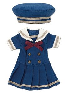 Picco D Gymnasium Sailor One-piece Set (Navy x Navy) (Fashion Doll)