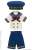 Picco D Gymnasium Sailor Set (Navy x Off-white) (Fashion Doll) Item picture1