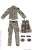 Camouflage Clothing & Bullet Proof Vest Set (SDF Color) (Fashion Doll) Item picture1