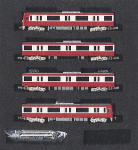 Keikyu Type New 1000 (2nd Edition, Rollsign Lighting) Additional Four Car Formation Set (without Motor) (Add-on 4-Car Set) (Pre-colored Completed) (Model Train)