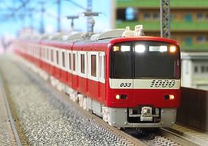 Keikyu Type New 1000 (2nd Edition) Additional Four Middle Car Set (without Motor) (Add-on 4-Car Set) (Pre-colored Completed) (Model Train)