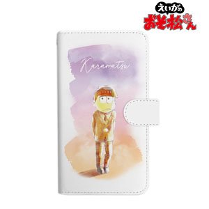 Osomatsu-san the Movie Karamatsu Ani-Art Notebook Type Smart Phone Case (L Size) (Anime Toy)