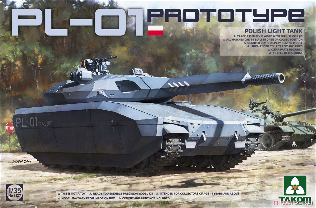 ポーランド軍 PL-01 試作軽戦車 「ステルスタンク」 (プラモデル) パッケージ1