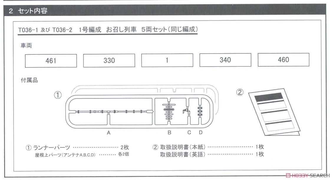 (Z) 1号編成 お召し列車 後期仕様 5両セット (鉄道模型) 解説1