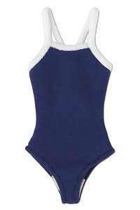 PNM School Swimsuit II (Navy x White) (Fashion Doll)