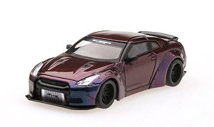 LB Works Nissan GT-R R35 Type1 Rear Wing Version2 Magic Purple RHD (Diecast Car)