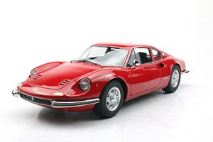 Dino 206 GT (Red) (Diecast Car)