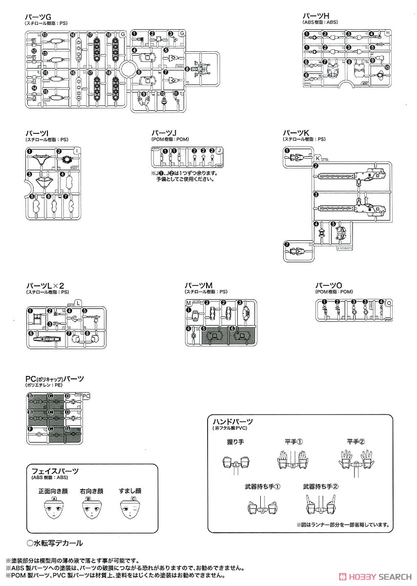 Frame Arms Girl Gorai Kai [White] Ver.2 (Plastic model) Assembly guide11
